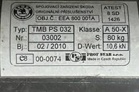 Škoda Superb 2 kombi r.v. 2010 tažné zařízení odnímatelné a uzamykatelné 1K0907383E
