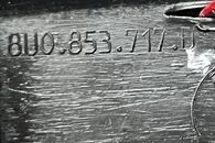 Audi RS Q3 8U facelift r.v. 2016 červená metalíza kód barvy LZ3M levý přední lem blatníku 8U0853717D