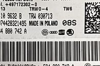 VW Golf 7 kombi r.v. 2014 pravý stropní airbag 5G4880742A