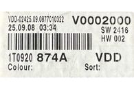 VW Touran 1T2 facelift r.v. 2009 naftové budíky 1T0920874A