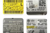 Škoda Octavia 3 kombi r.v. 2014 levé přední světlo xenon 5E1941015B jednotky 1T0941329B 4G0907697D 8K0941597E