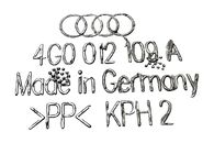 Audi A6 4G sedan r.v. 2012 polystyren do kufru 4G0012109A