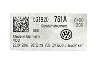 VW Golf 7 kombi r.v. 2016 naftové budíky 5G1920751A