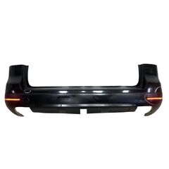 VW Touareg 7L facelift r.v. 2009 černá metalíza kód barvy LC9Z zadní nárazník