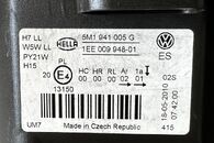 VW Golf 6 plus r.v. 2011 levé přední světlo halogen 5M1941005G