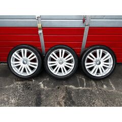 3 x kolo 225/45 R17 letní pneu 5,19mm DOT 1321 7Jx17H2 ET47