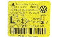 VW Golf 5 kombi r.v. 2009 levé přední světlo xenon 1K6941031 jednotka 307329090