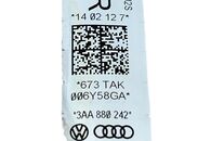 VW Passat B7 kombi r.v. 2012 pravý přední airbag sedačky 3AA880242