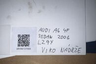 AUDI A6 C6 4F sedan r.v. 2006 černá metalíza kód barvy LZ9Y víko nádrže 4F5010399Q