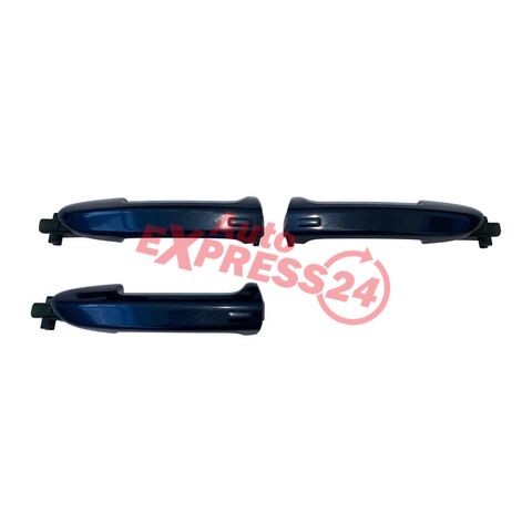 VW Passat B6 kombi r.v. 2008 modrá satin metalíza kód barvy LC5F klika KESSY 3C0837209 3C0837210