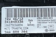 VW Passat B7 kombi r.v. 2012 airbag spolujezdce 3AA880204