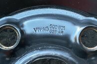 Dojezdové kolo T125/70 R16 3,56mm DOT2617 31/2Jx16H2 ET25,5 5Q0601027AR