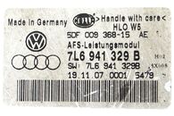 VW Tiguan 5N r.v. 2008 levé přední světlo xenon 7L6941329B 5N1941039R