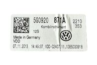 VW Golf 7 kombi r.v. 2014 naftové budíky 5G0920871A