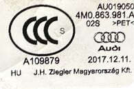 Audi SQ7 4M r.v. 2018 levý zadní tapec 4M0867305H 4M0863981A