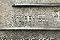 VW Golf 6 kombi r.v. 2012 kryty pedálů 1K1864551 1K1721601 1K0721131