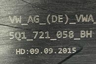 VW Passat B8 sedan r.v. 2016 pedály 5Q1721058BH 5Q1721503H