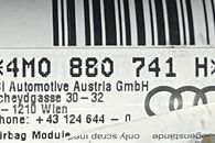 Audi Q7 4M r.v. 2018 druhá generace levý stropní airbag 4M0880741H