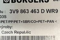 Škoda Superb 3 facelift kombi r.v. 2020 koberec kufru 3V9863463D