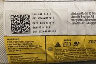 VW Golf 6 kombi r.v. 2011 pravý stropní airbag 1K9880742E