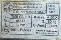 Škoda Octavia 3 Scout kombi r.v. 2015 tažné zařízení 5E9803881A 5Q0907383E