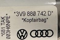 Škoda Superb 3 facelift kombi r.v. 2020 pravý stropní airbag 3V9880742D