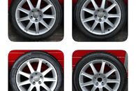 Kola 235/45 R17 letní pneu 4,02mm DOT4615 REZERVA 8,13mm DOT0306 7,5Jx17H2 ET45 4F0601025J