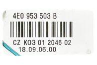 Audi A6 C6 4F S-line sedan r.v. 2007 páčky volantu 4F0953549B 4E0953521B