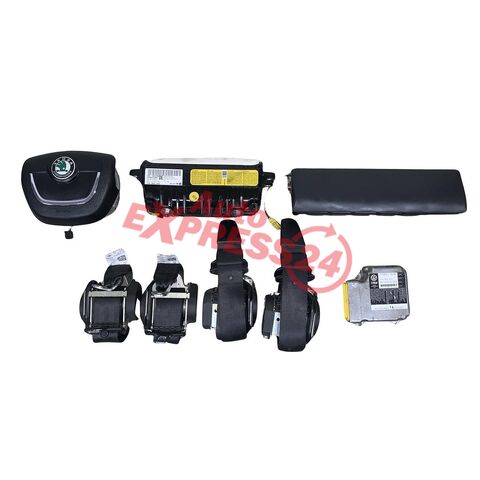 Škoda Superb 2 sedan r.v. 2009 airbagová sada 3T0880201B 3T1880841A 3T0880204 3T1857702 3T1867701 3T0857447 3T0857447 3T0959655