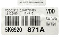 VW Golf 6 GTD hatchback r.v. 2011 naftové budíky 5K6920871A