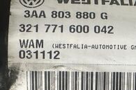 VW Passat B7 kombi r.v. 2013 tažné zařízení 3AA803880G jednotka 7N0907383