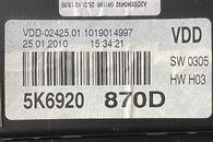 VW Golf 6 GTI hatchback r.v. 2010 benzínové budíky 5K6920870D