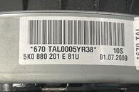 VW Golf 6 plus r.v. 2010 černá palubní deska 5M1857001AA