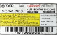 VW Passat B7 kombi r.v. 2013 levé přední světlo xenon LED 3AB941751 3AB941753 jednotky 3D0941329B 8K0941597B