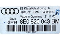 Audi RS4 B7 8E sedan r.v. 2007 klimatronik 8E0820043BM