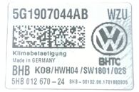 VW Golf 7 facelift kombi r.v. 2018 klimatronik 5G1907044AB