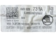 Škoda Fabia 3 kombi r.v. 2016 naftové budíky 6V0920731A