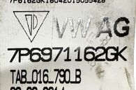 VW Touareg 7P facelift r.v. 2016 pravý kabelový svazek pátých dveří 7P6971162GK