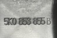 VW Golf 6 GTI hatchback r.v. 2010 černá metalíza kód barvy LC9X levý práh 5K0853855B