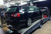 VW Passat B6 kombi r.v. 2008 černá metalíza kód barvy LC9X