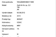 Veškeré náhradní díly AUDI A4 B8 8K facelift AVANT CDUC NRY LX7R 2013
