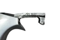 VW Golf 7 kombi r.v. 2015 stříbrná metalíza kód barvy LA7W levá klika kessy 5G0837205Q