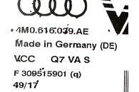 Audi SQ7 4M r.v. 2018 přední vzduchový tlumič 4M0616039AE