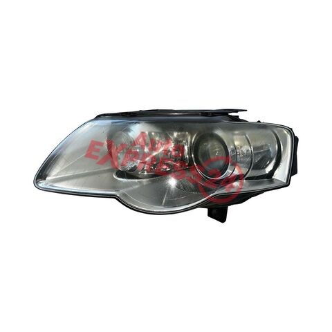 VW Passat B6 kombi r.v. 2006 levé přední světlo xenon 3C0941751G jednotka 3D0907391B