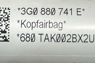 VW Passat B8 kombi r.v. 2017 levý stropní airbag 3G0880741E