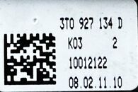 Škoda Superb kombi r.v. 2011 tlačítko 3T0927134D