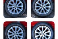VW Golf 5 kola 195/65 R15 letní pneu 3,85mm DOT4514 6,5Jx15H2 ET50 1K0601025CA