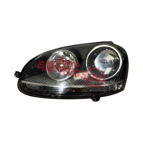 VW Golf 5 GTI r.v. 2006 levé přední světlo halogen