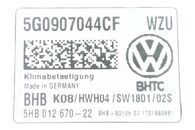 VW Golf 7 facelift kombi r.v. 2017 klimatronik 5G0907044CF