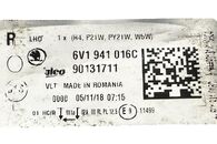 Škoda Fabia 3 kombi r.v. 2017 pravé přední světlo halogen 6V1941016C